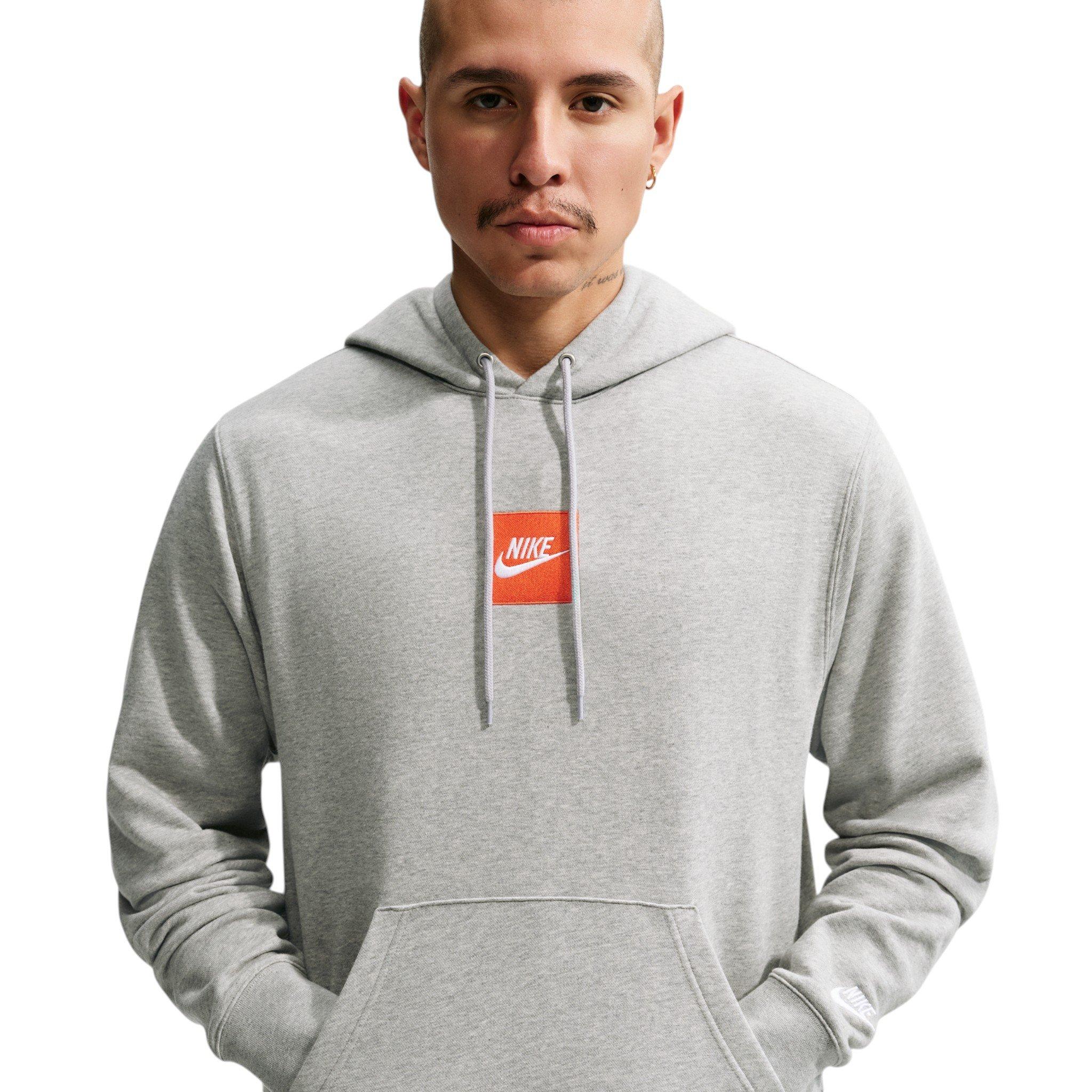 Nike Men's Sportswear Club French Terry Hoodie - GREY